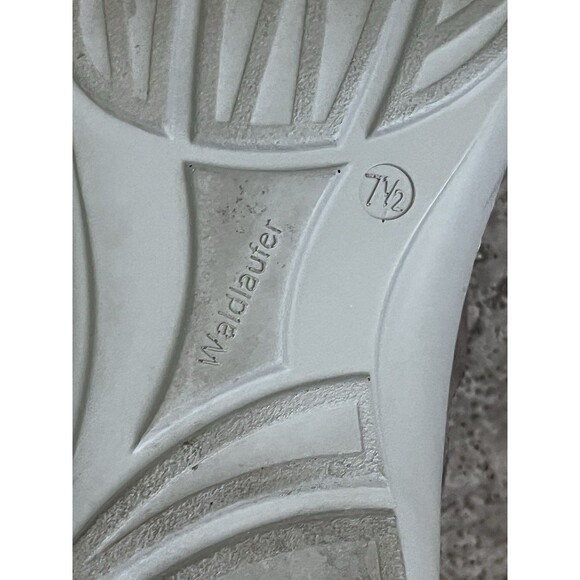 Waldlaufer Eyelet Dark Beige Leather Slip On Shoe Strap Size 7.5 - Picture 10 of 10